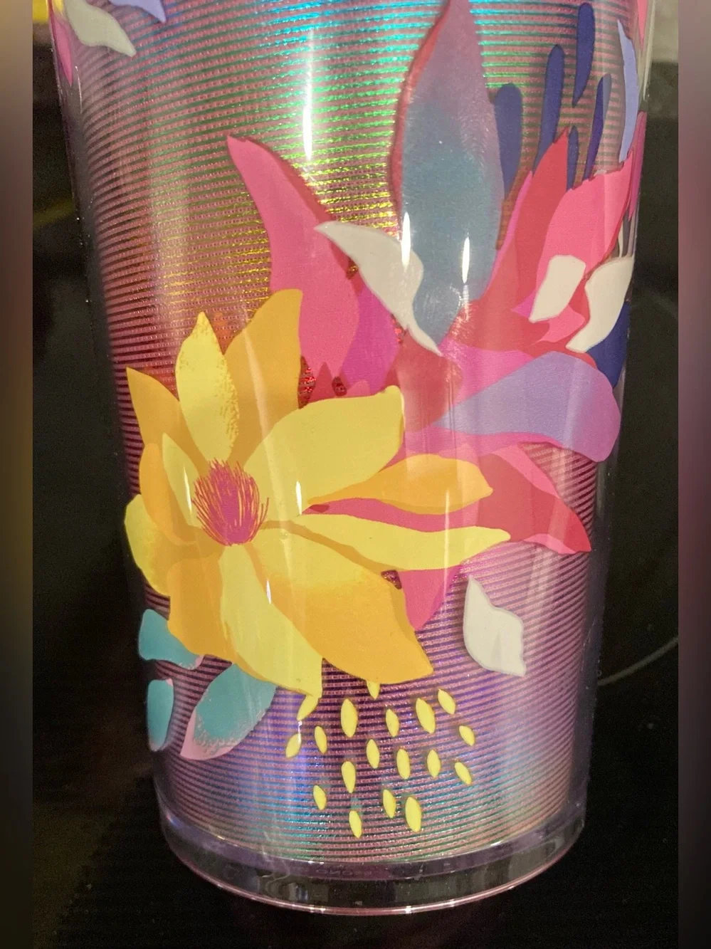 Starbucks 2022 Iridescent Floral Tumbler